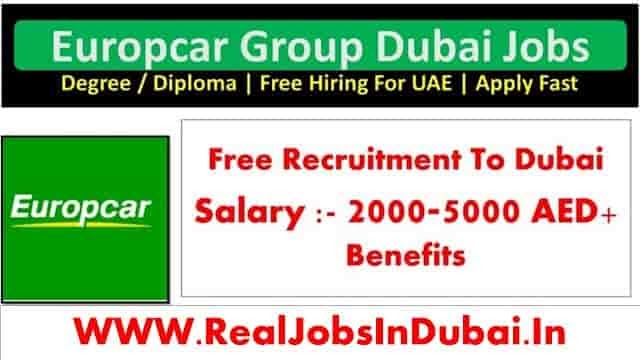 Europcar Dubai Jobs 2023